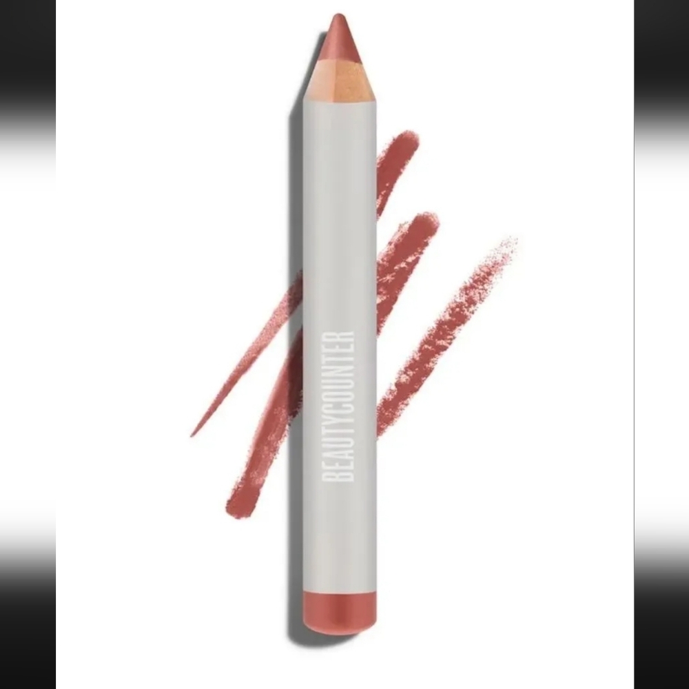 $24 Beautycounter Lip Defining Pencil In Blush Rose -warm pinky brown